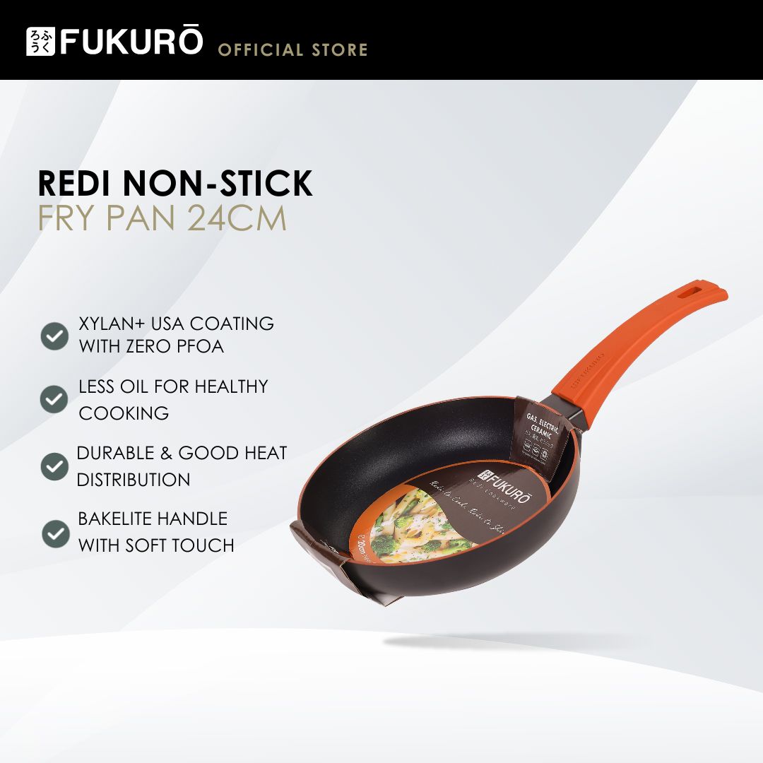 HH 3022 – Fukuro Redi Non-Stick Fry Pan 24cm – With Packaging
