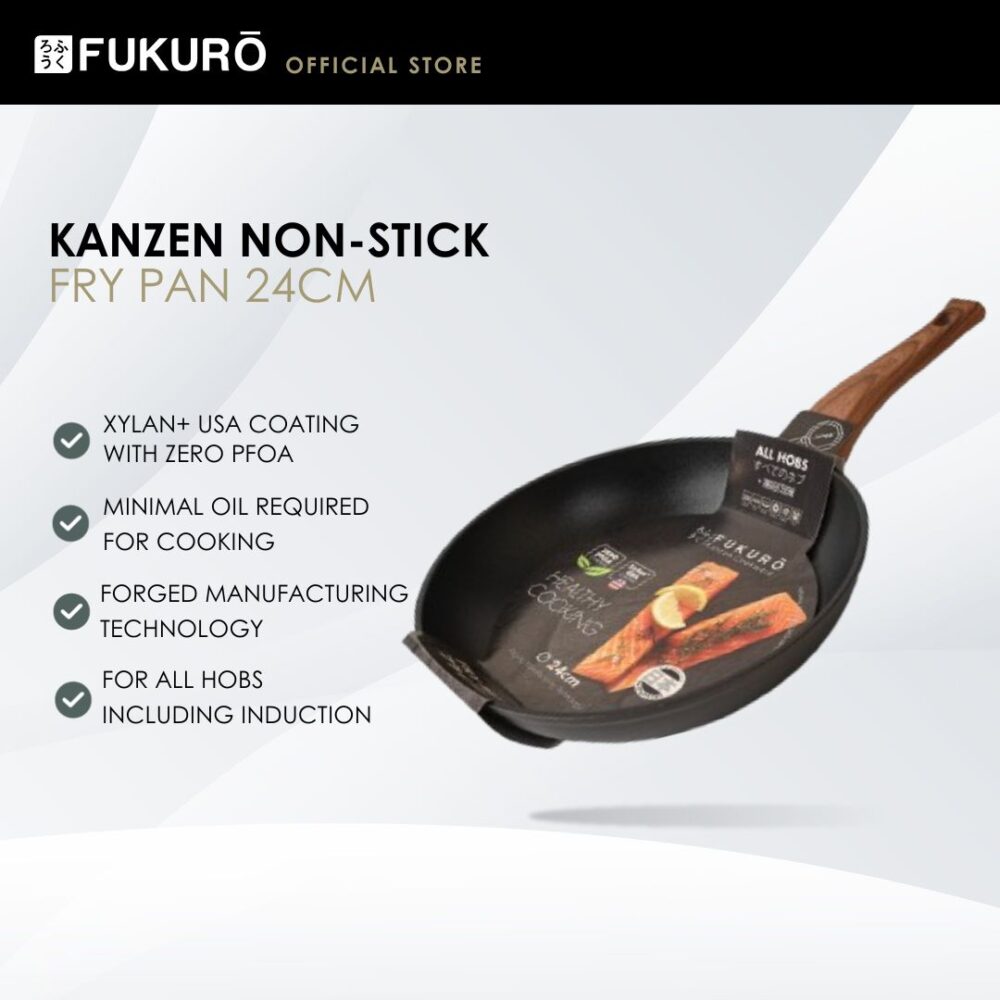 Fukuro Kanzen 24cm Non-Stick Fry Pan