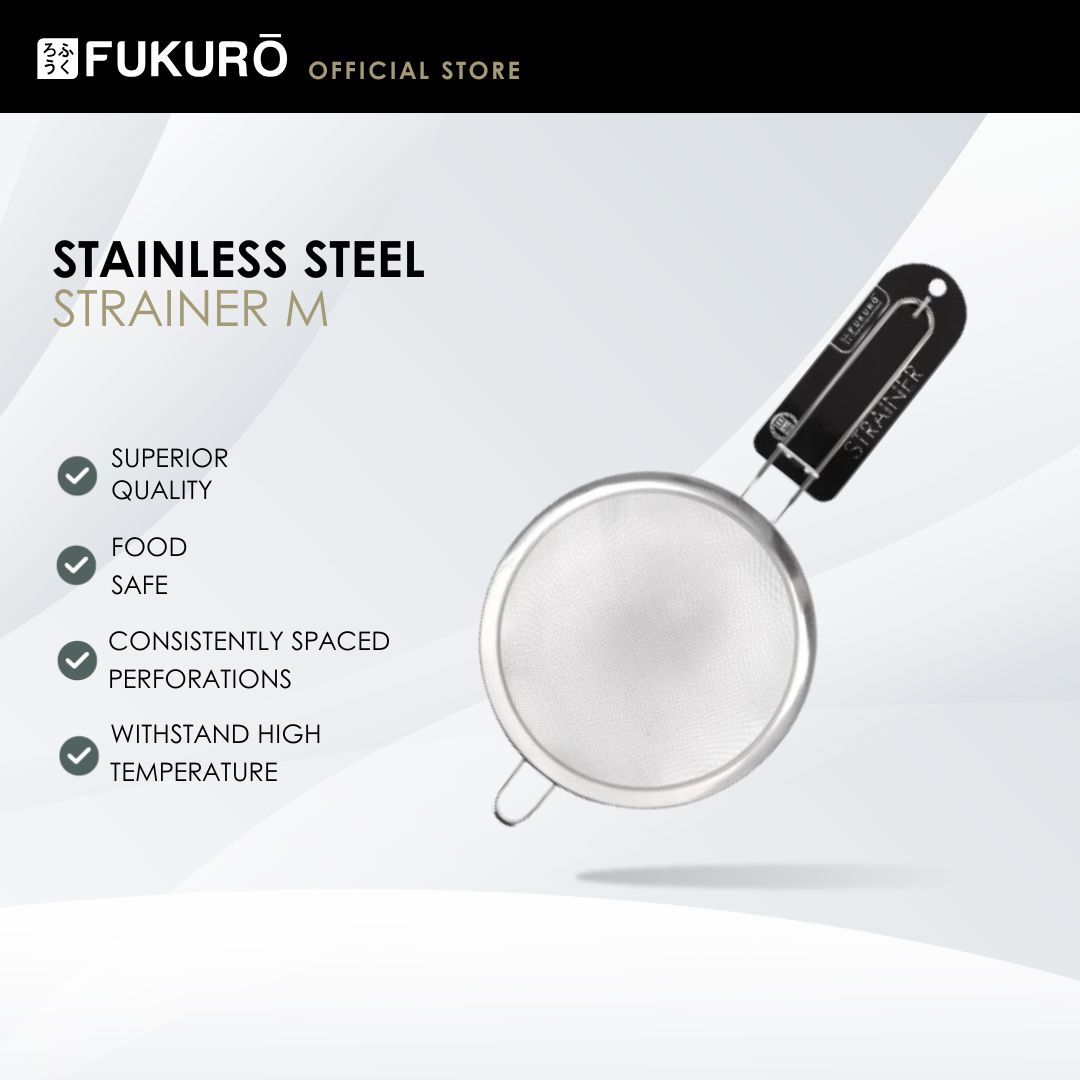 HH 0360 – Fukuro Stainless Steel Strainer M – With Packaging