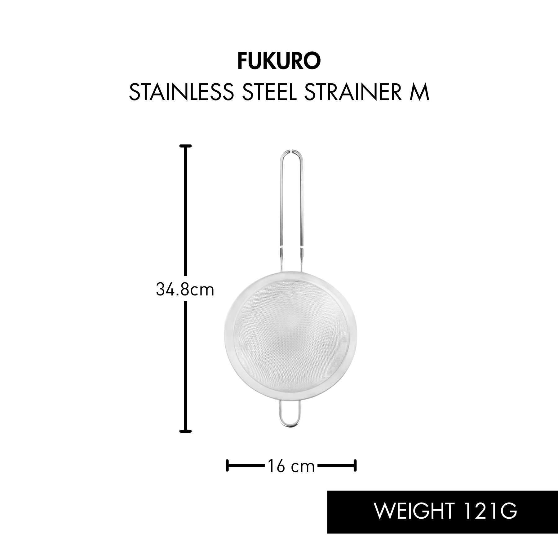 HH 0360_Fukuro Stainless Steel Strainer M