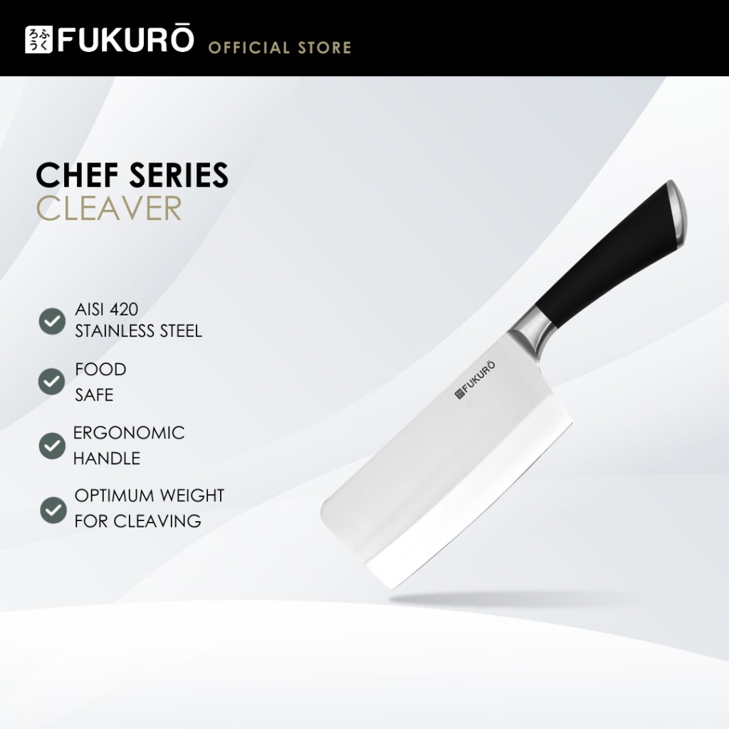 HH 0376 – Fukuro Chef Series Cleaver 6.5 – Without Packaging