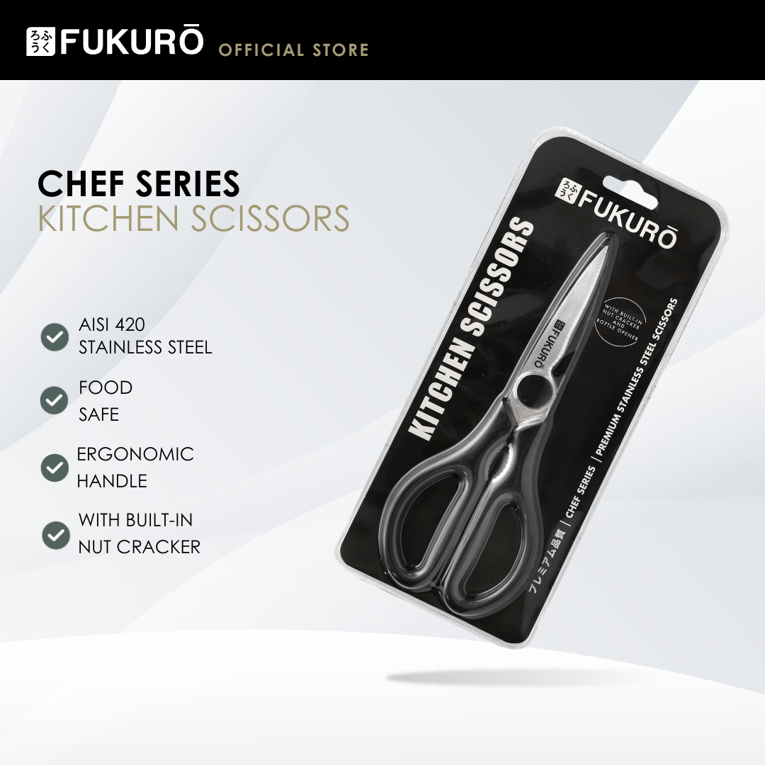 HH 0381 – Fukuro Chef Series Kitchen Scissors – With Packaging
