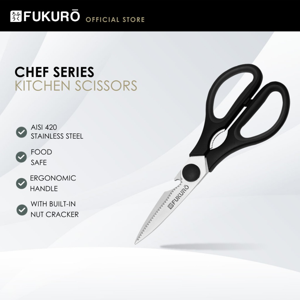 HH 0381 – Fukuro Chef Series Kitchen Scissors – Without Packaging