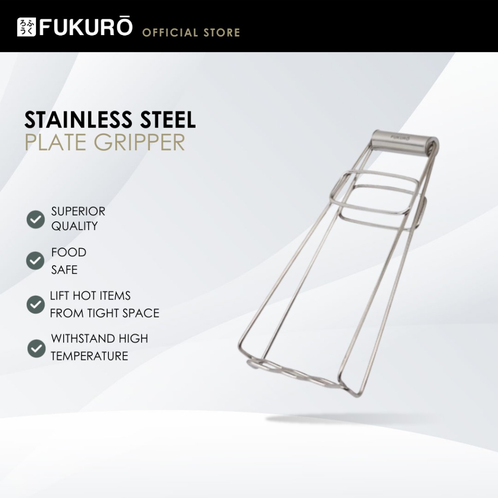 HH 0392 – Fukuro Stainless Steel Plate Gripper M – Without Packaging