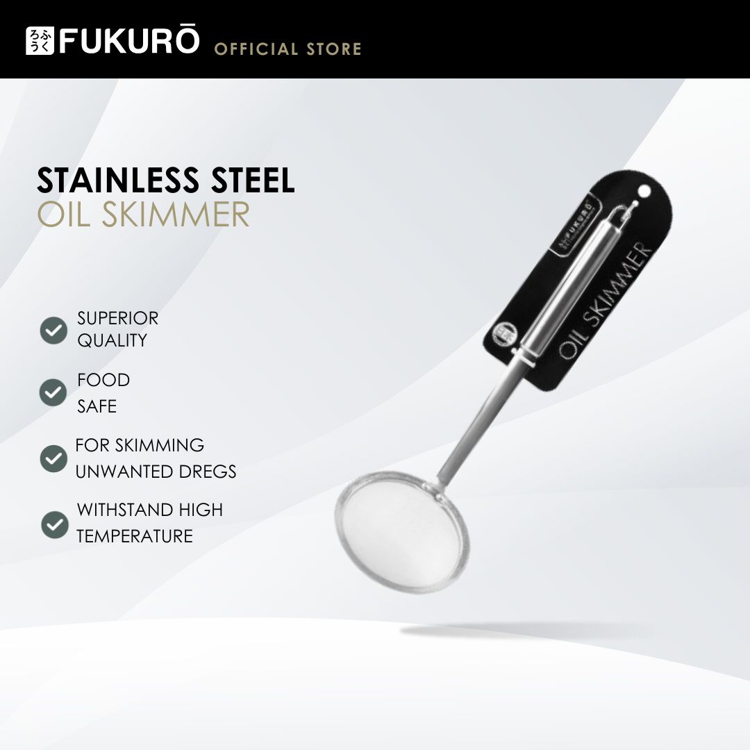 HH 1003 – Fukuro Stainless Steel Oil Skimmer S – With Packaging