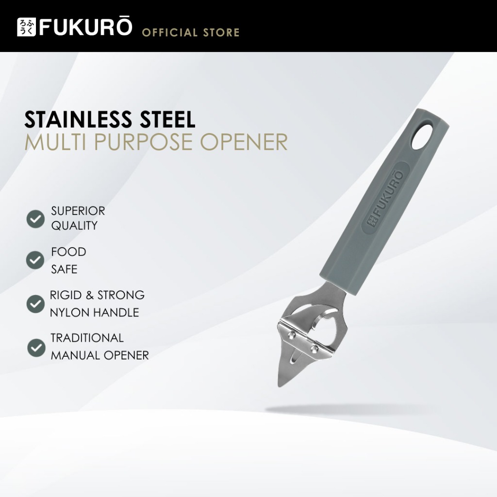 HH 0370 – Fukuro Stainless Steel Multi Purpose Opener – Without Packaging