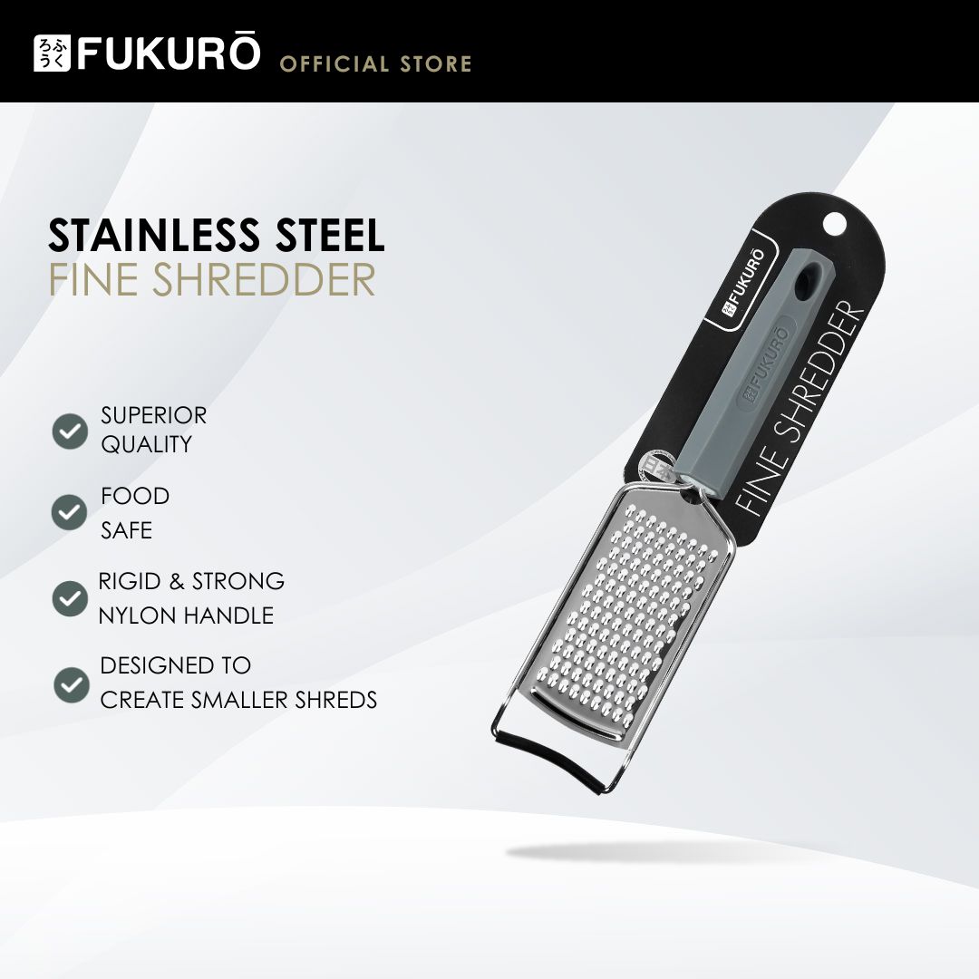 HH 0372 Fukuro Stainless Steel Fine Shredder – With Packaging