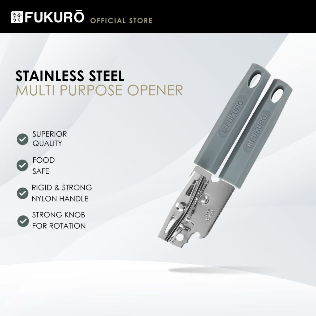 HH 0373 – Fukuro Stainless Steel Multi Purpose Can Opener – Without Packaging
