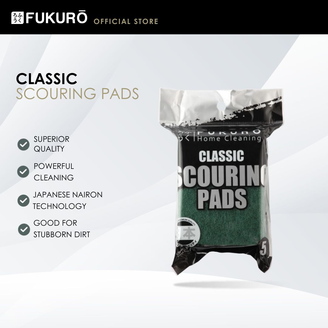 HH 2001 – Fukuro Classic Scouring Pads (5 pcs) – With Packaging