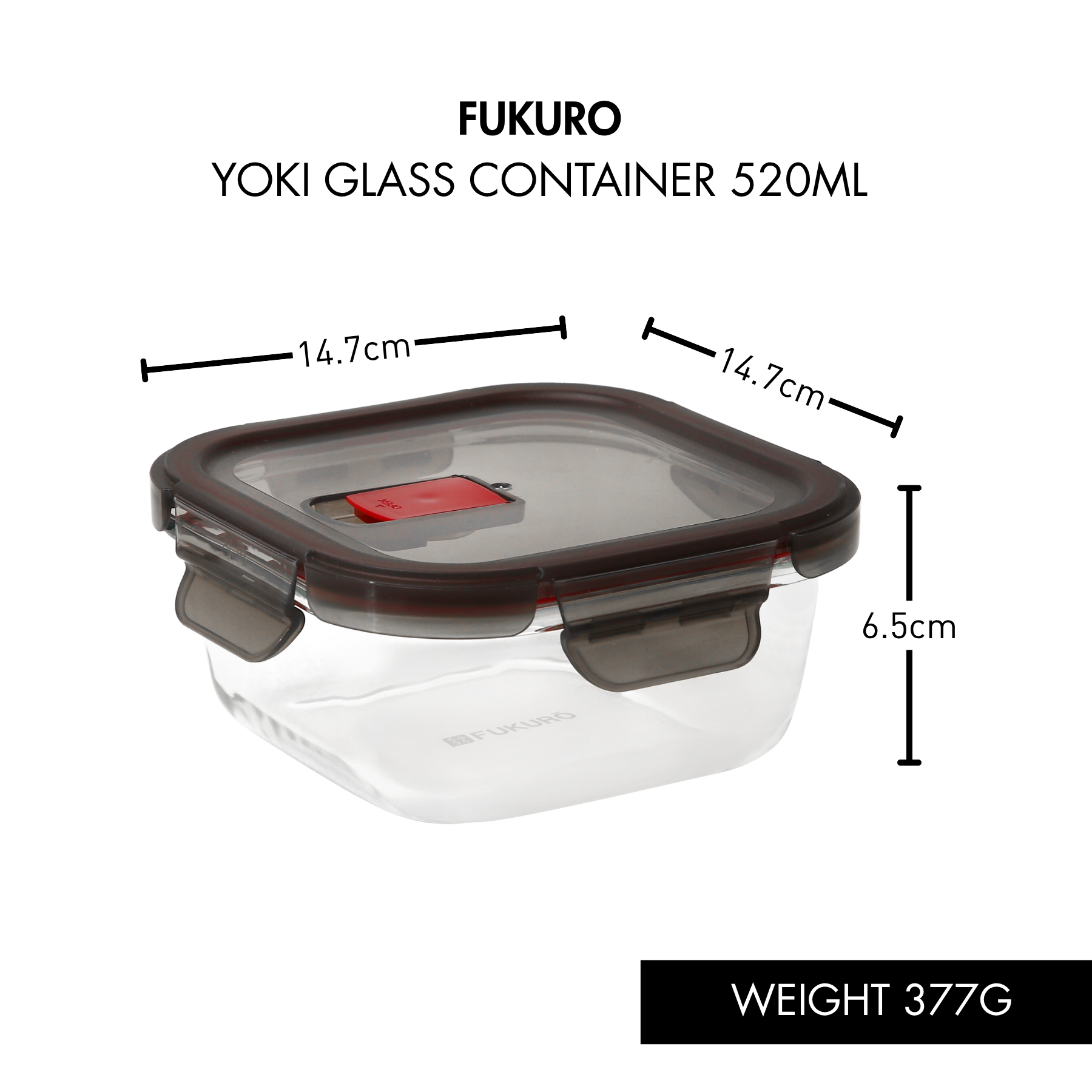 HH 5001, HH 5002, HH 5003, HH 5004_Fukuro Yoki Borosilicate Glass Container 320, 520, 800, 1200ml Square (2)
