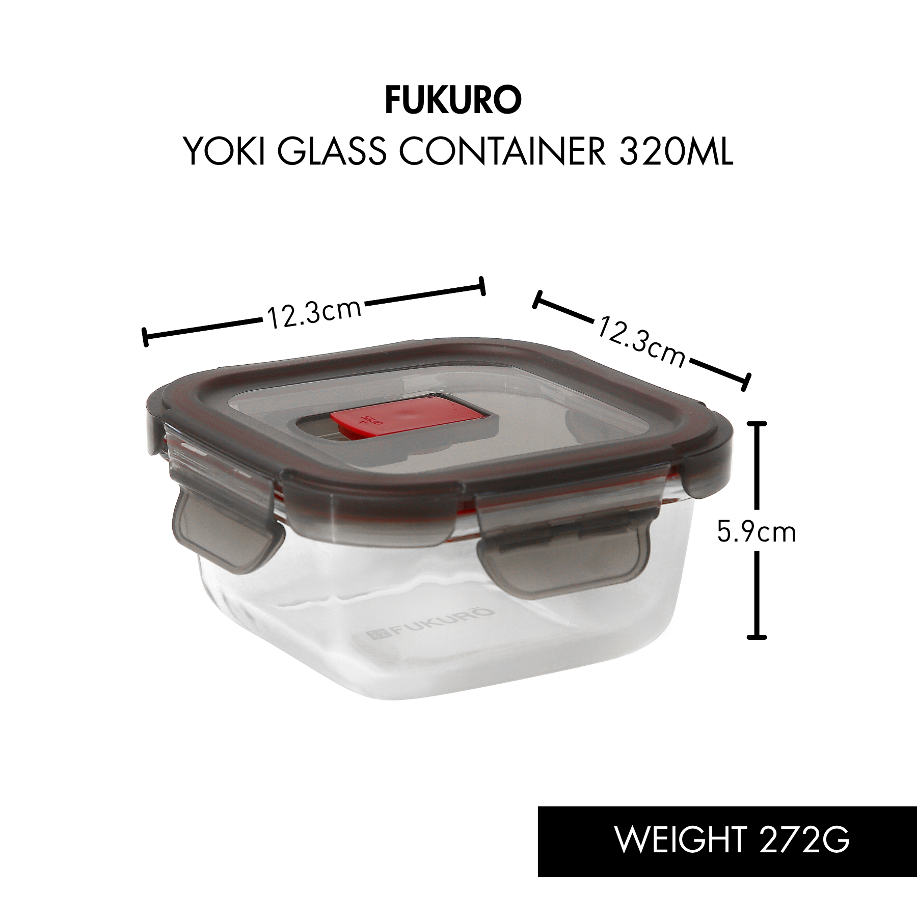 HH 5001, HH 5002, HH 5003, HH 5004_Fukuro Yoki Borosilicate Glass Container 320, 520, 800, 1200ml Square (3)